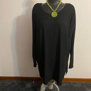 Authentics Anthony Mark Hankins Vintage Black tunic, size 24